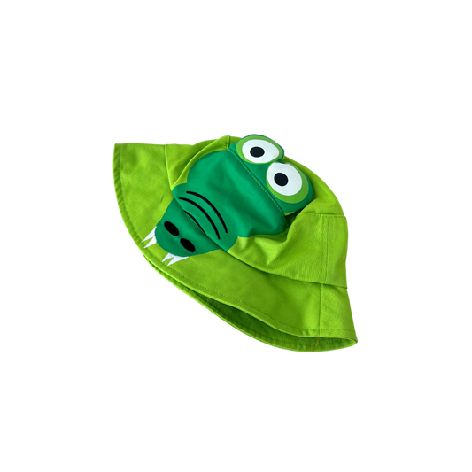 Kid's Alligator Bucket Hat - Green