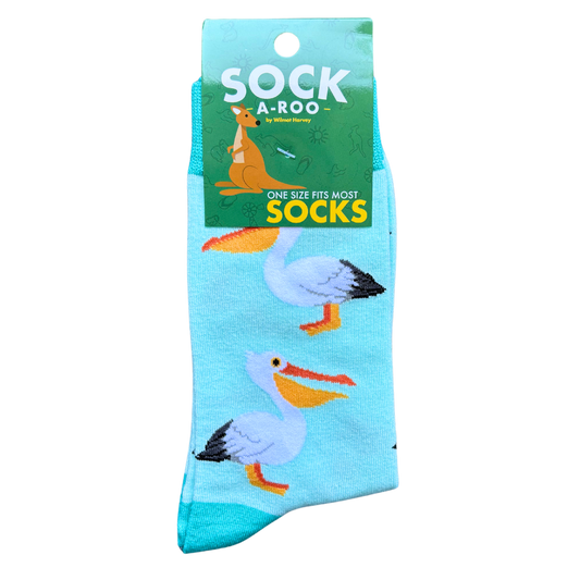 Sock-a-Roo Socks (Adult Size) - Pelican