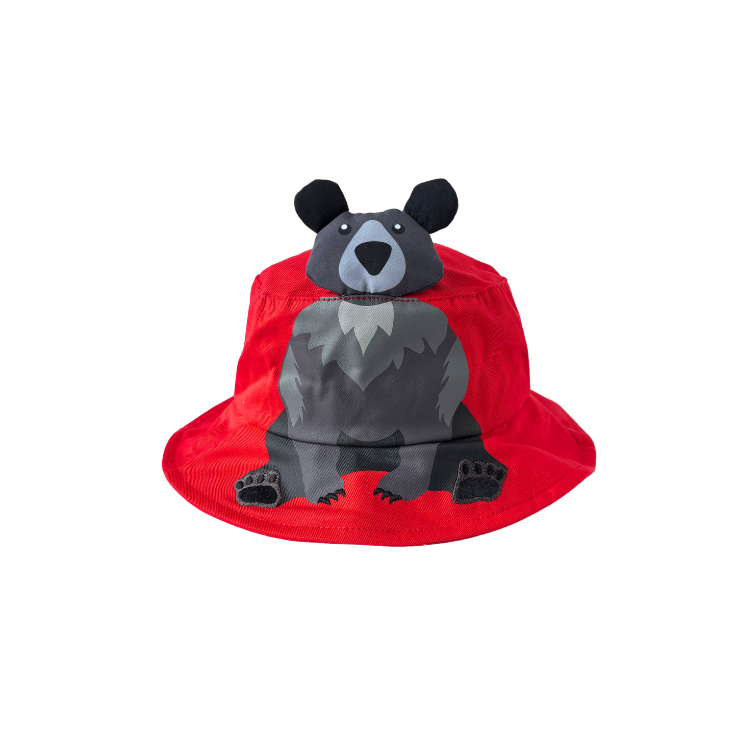 Kid's Black Bear Bucket Hat