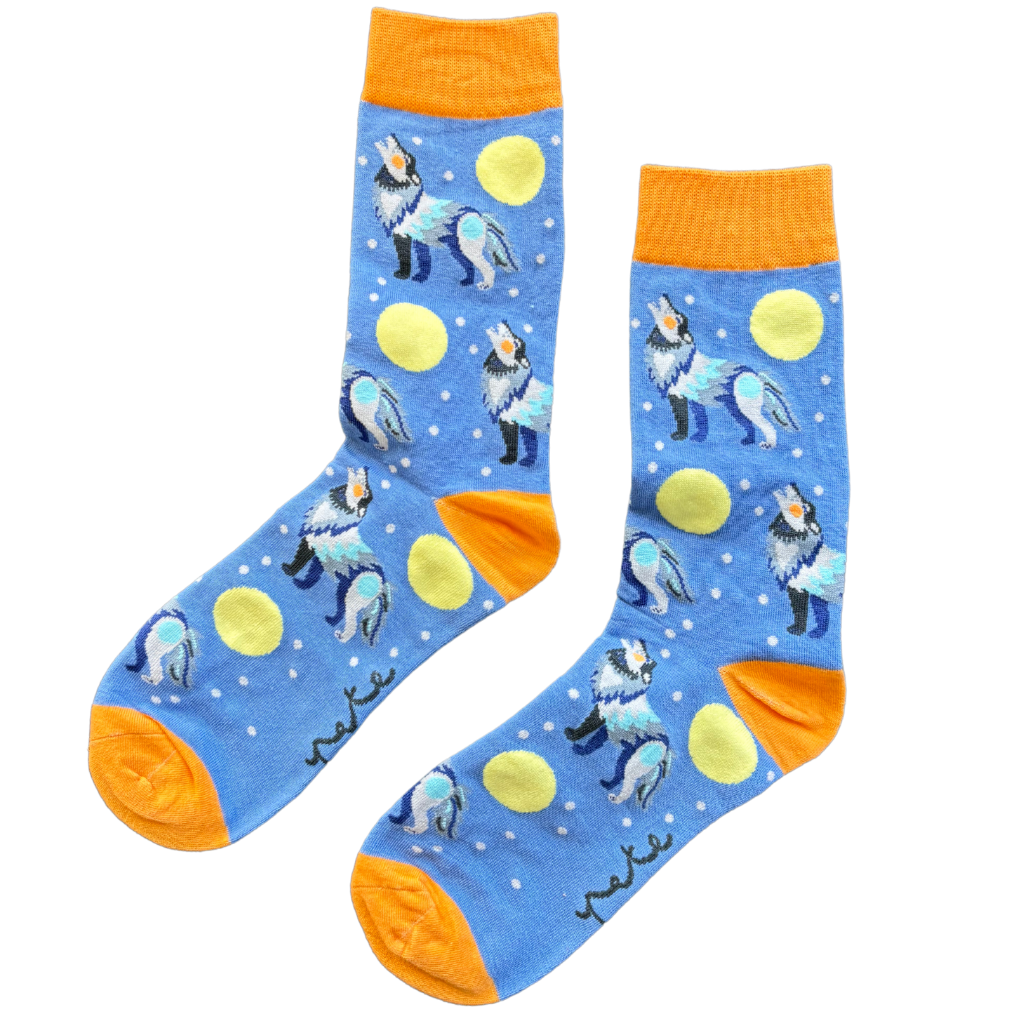 Sock-a-Roo Socks x Pete Cromer (Adult Size) - Wolf