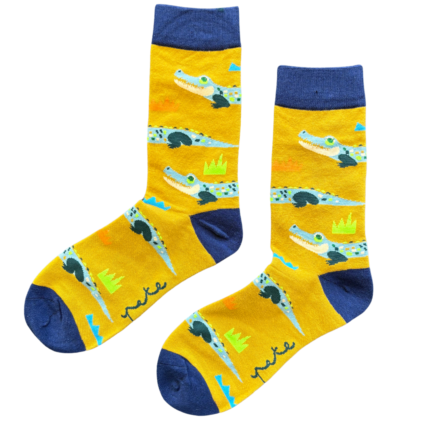 Sock-a-Roo Socks x Pete Cromer (Adult Size) - Alligator