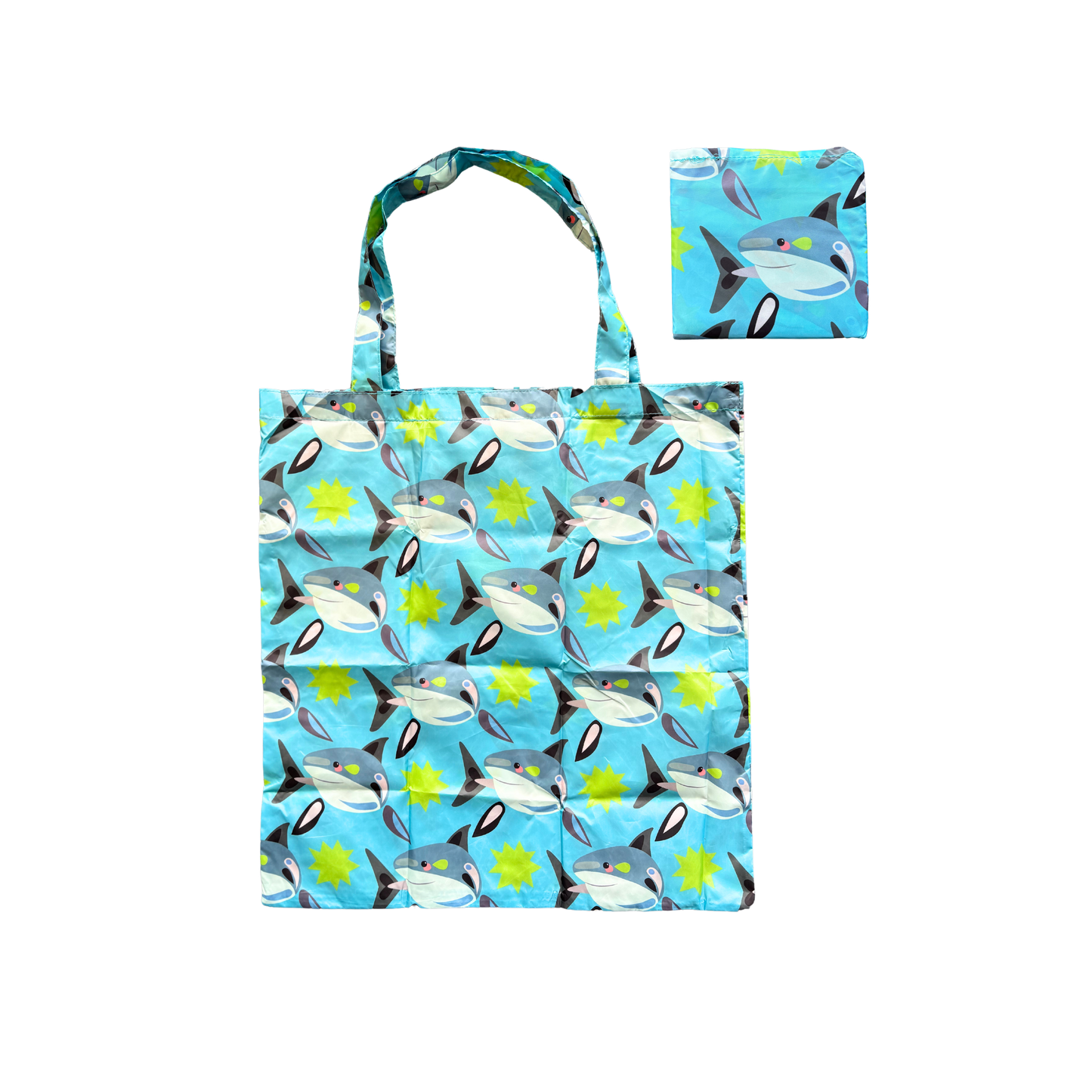 Pete Cromer Reusable Fold Up Shopping Bag - Shark