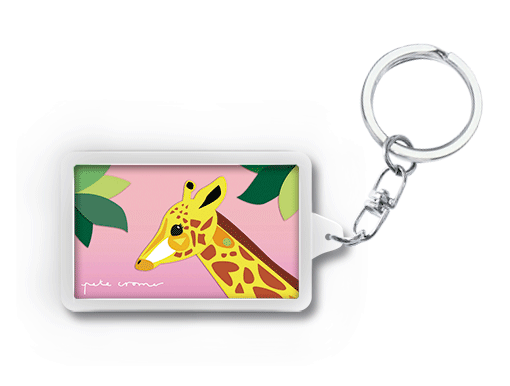 Pete Cromer 3D Keychain - Giraffe