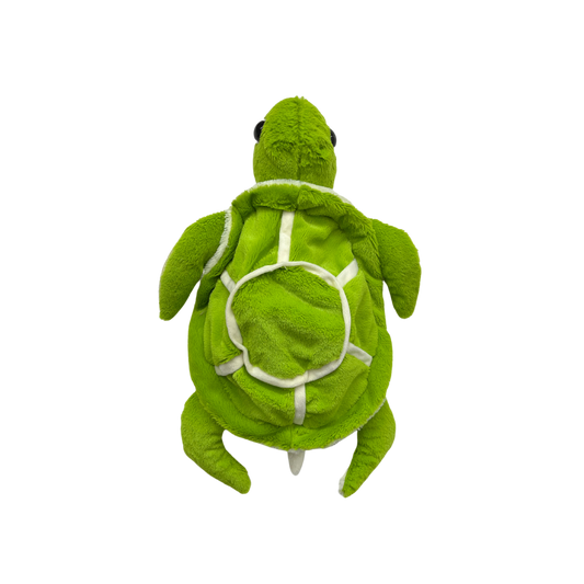 Plush Turtle Backpack - Green