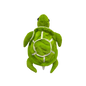 Plush Turtle Backpack - Green