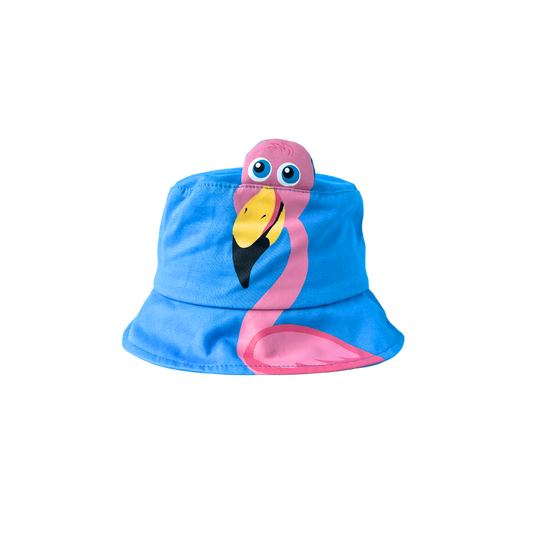 Kid's Flamingo Bucket Hat