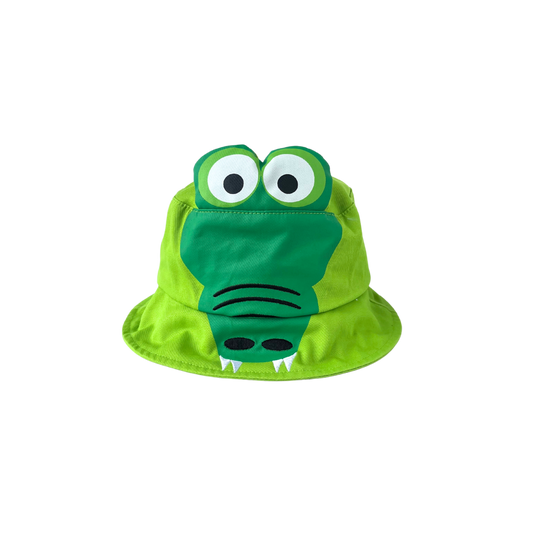 Kid's Alligator Bucket Hat - Green