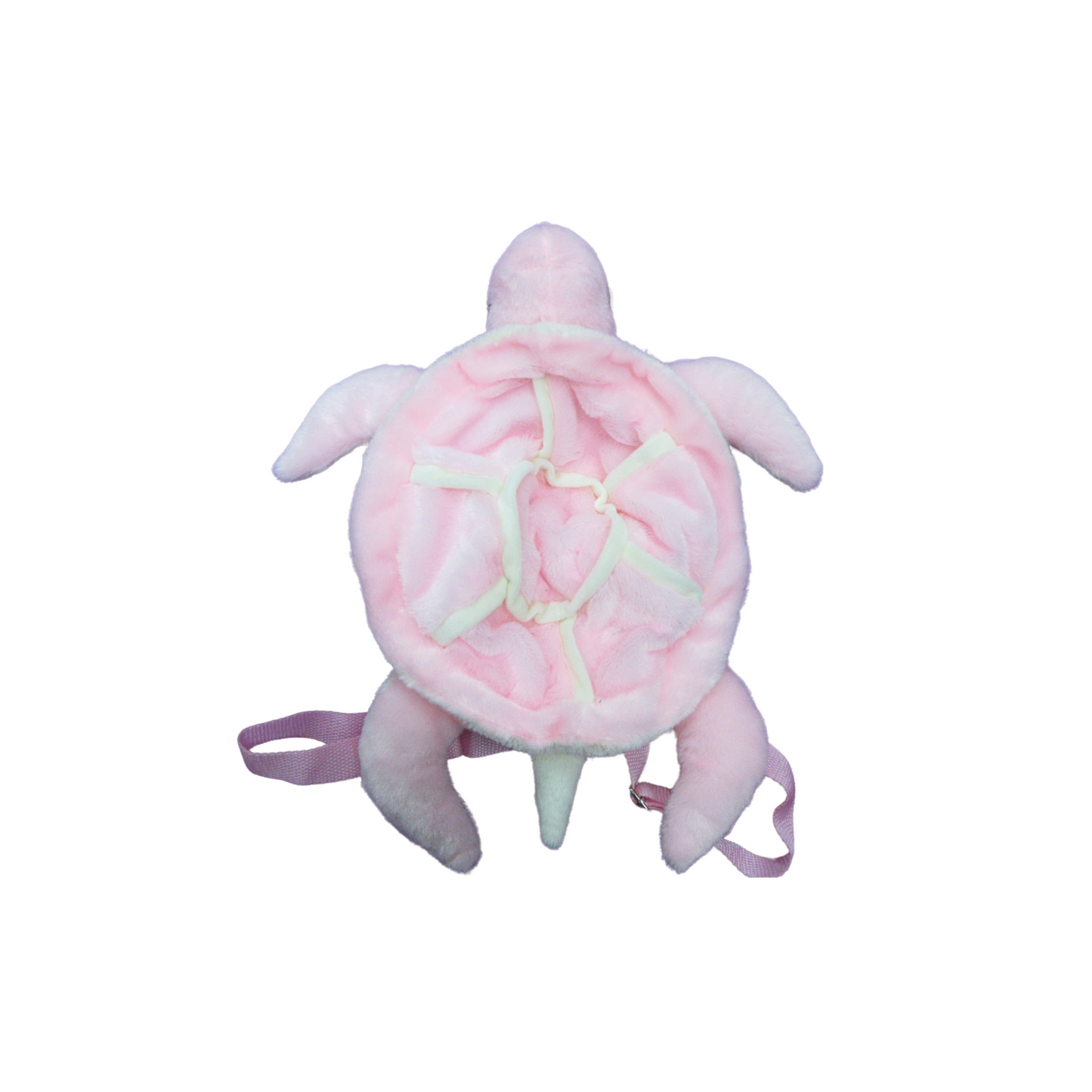 Plush Turtle Backpack - Pink
