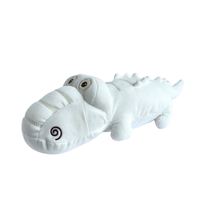 Plush Squishy Alligator - White