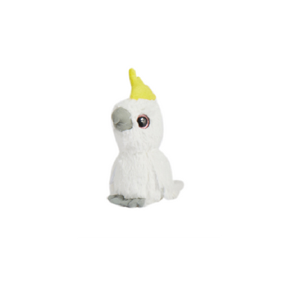 Plush Big Eyed Cockatoo