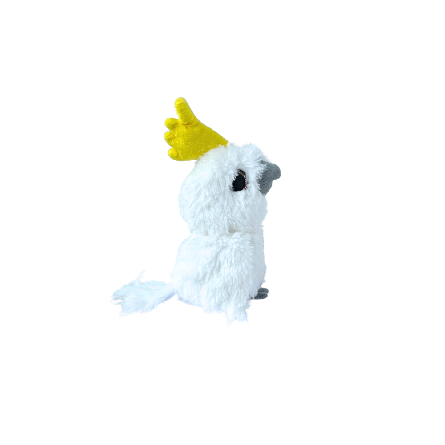 Plush Big Eyed Cockatoo