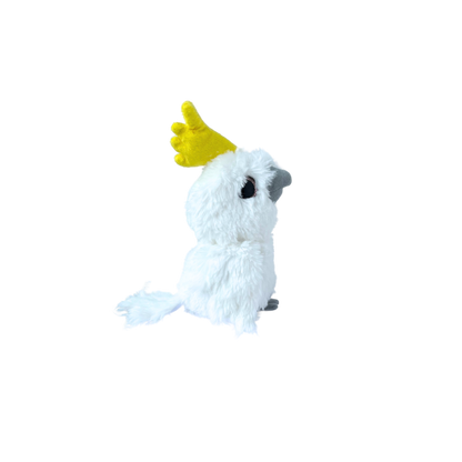 Plush Big Eyed Cockatoo
