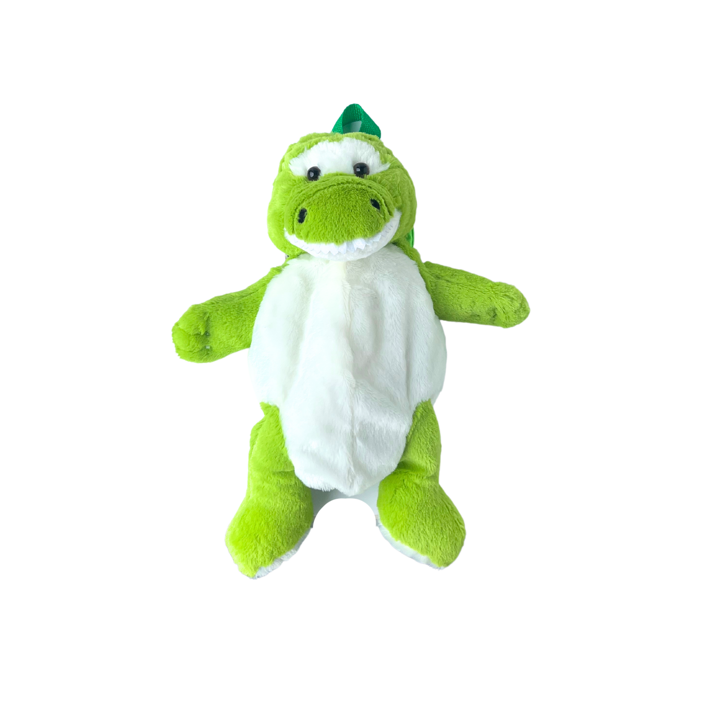 Plush Alligator Backpack - Green