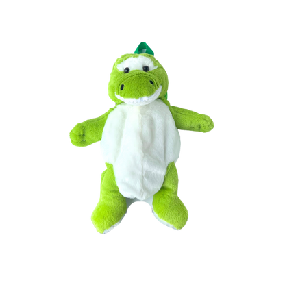 Plush Alligator Backpack - Green