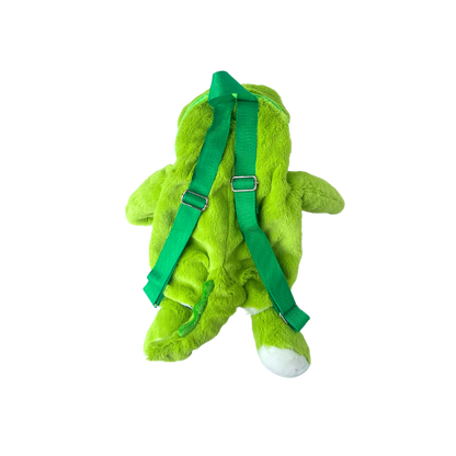 Plush Alligator Backpack - Green
