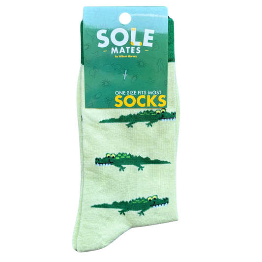 Sock-a-Roo Socks (Adult Size) - Alligator Green