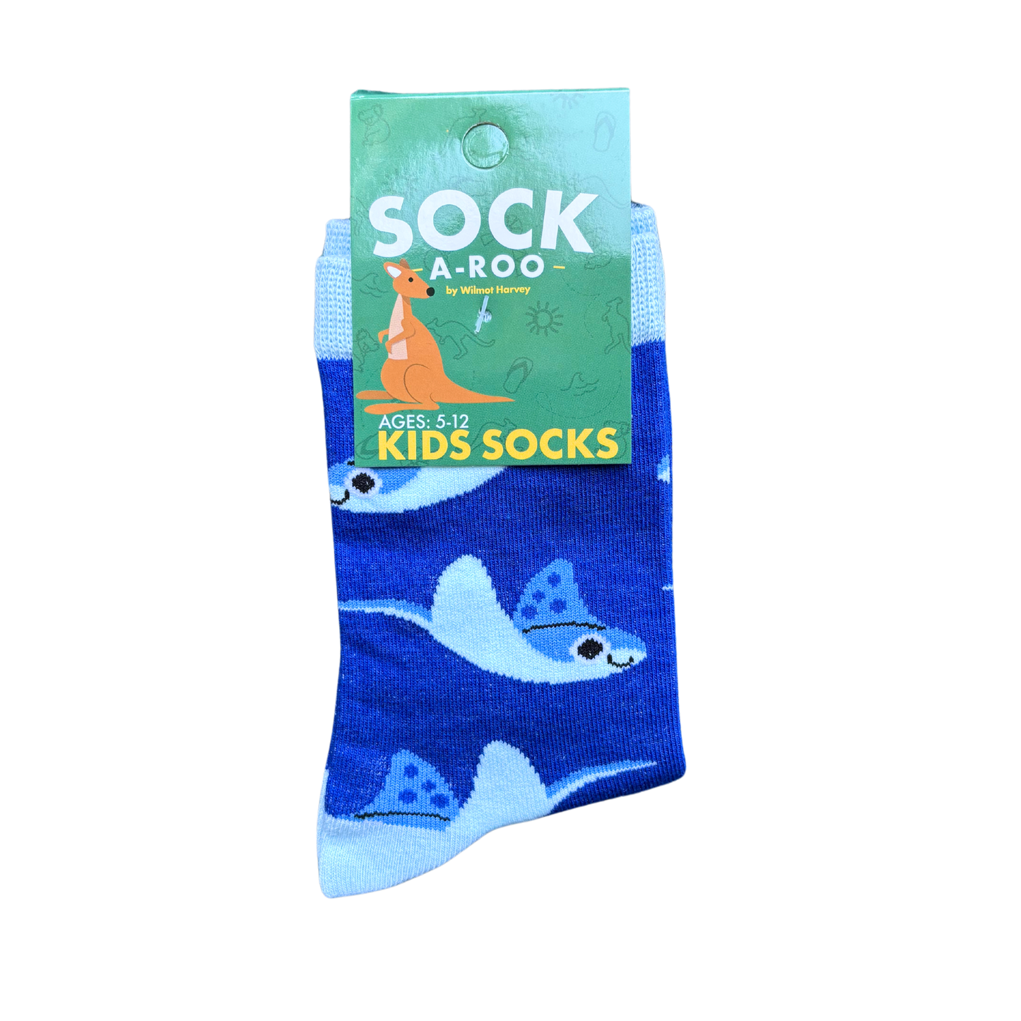 Sock-a-Roo Socks (Youth Size) - Stingray