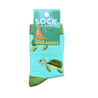 Sock-a-Roo Socks (Youth Size) - Turtle