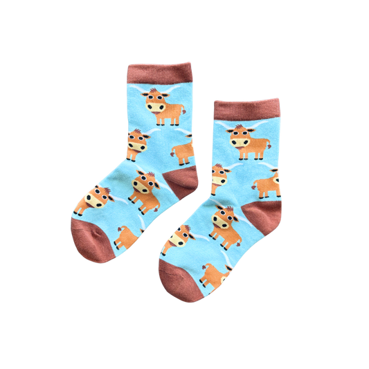 Sock-a-Roo Socks (Youth Size) - Longhorn