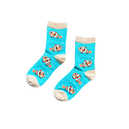 Sock-a-Roo Socks (Youth Size) - Clown Fish