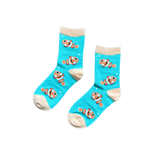 Sock-a-Roo Socks (Youth Size) - Clown Fish
