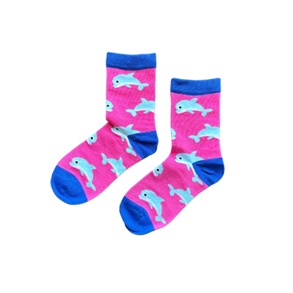 Sock-a-Roo Socks (Youth Size) - Dolphin