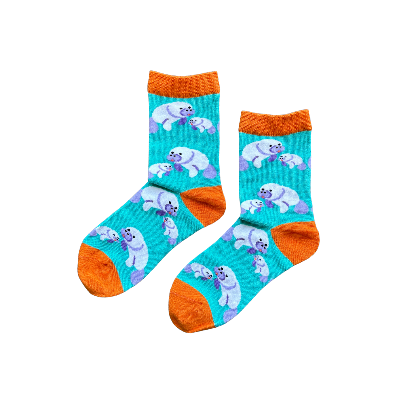 Sock-a-Roo Socks (Youth Size) - Manatee