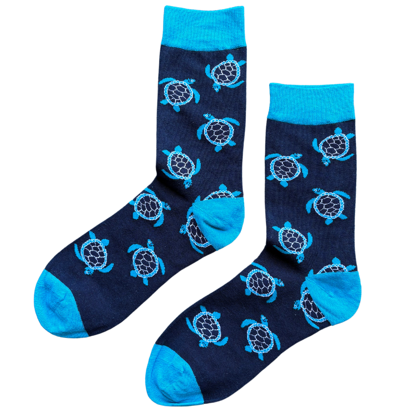 Sock-a-Roo Socks (Adult Size) - Turtle Navy