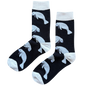 Sock-a-Roo Socks (Adult Size) - Manatee Black