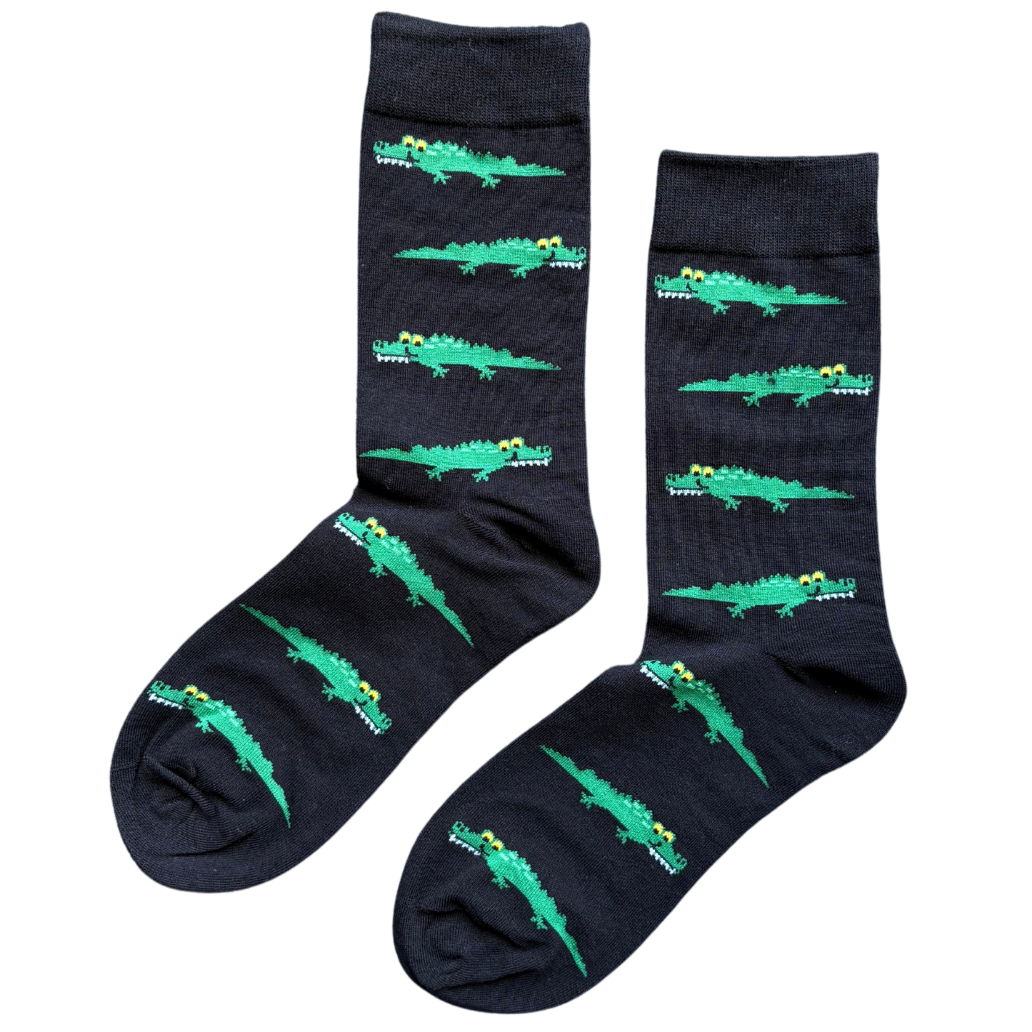 Sock-a-Roo Socks (Adult Size) - Alligator Black