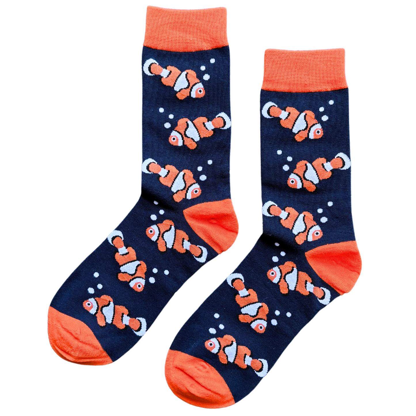 Sock-a-Roo Socks (Adult Size) - Clown Fish