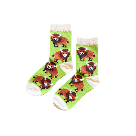 Sock-a-Roo Socks (Youth Size) - Bison