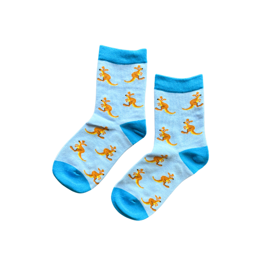 Sock-a-Roo Socks (Youth Size) - Kangaroo