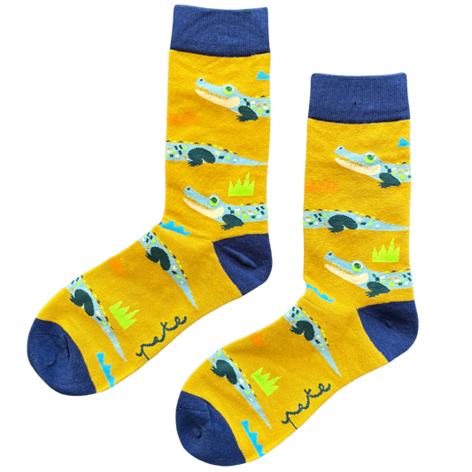 Sock-a-Roo Socks x Pete Cromer (Adult Size) - Alligator