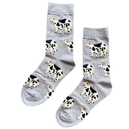 Sock-a-Roo Socks (Adult Size) - Cow