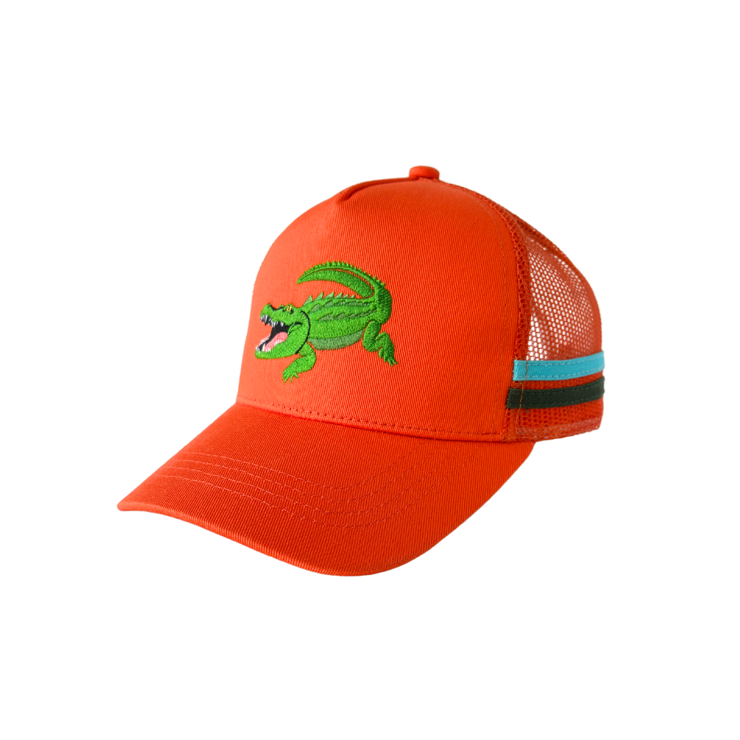 Youth Trucker Cap - Alligator Orange