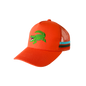 Youth Trucker Cap - Alligator Orange