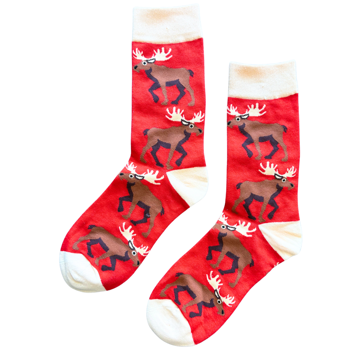 Sock-a-Roo Socks (Adult Size) - Moose