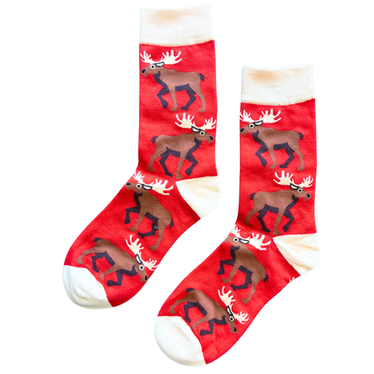 Sock-a-Roo Socks (Adult Size) - Moose