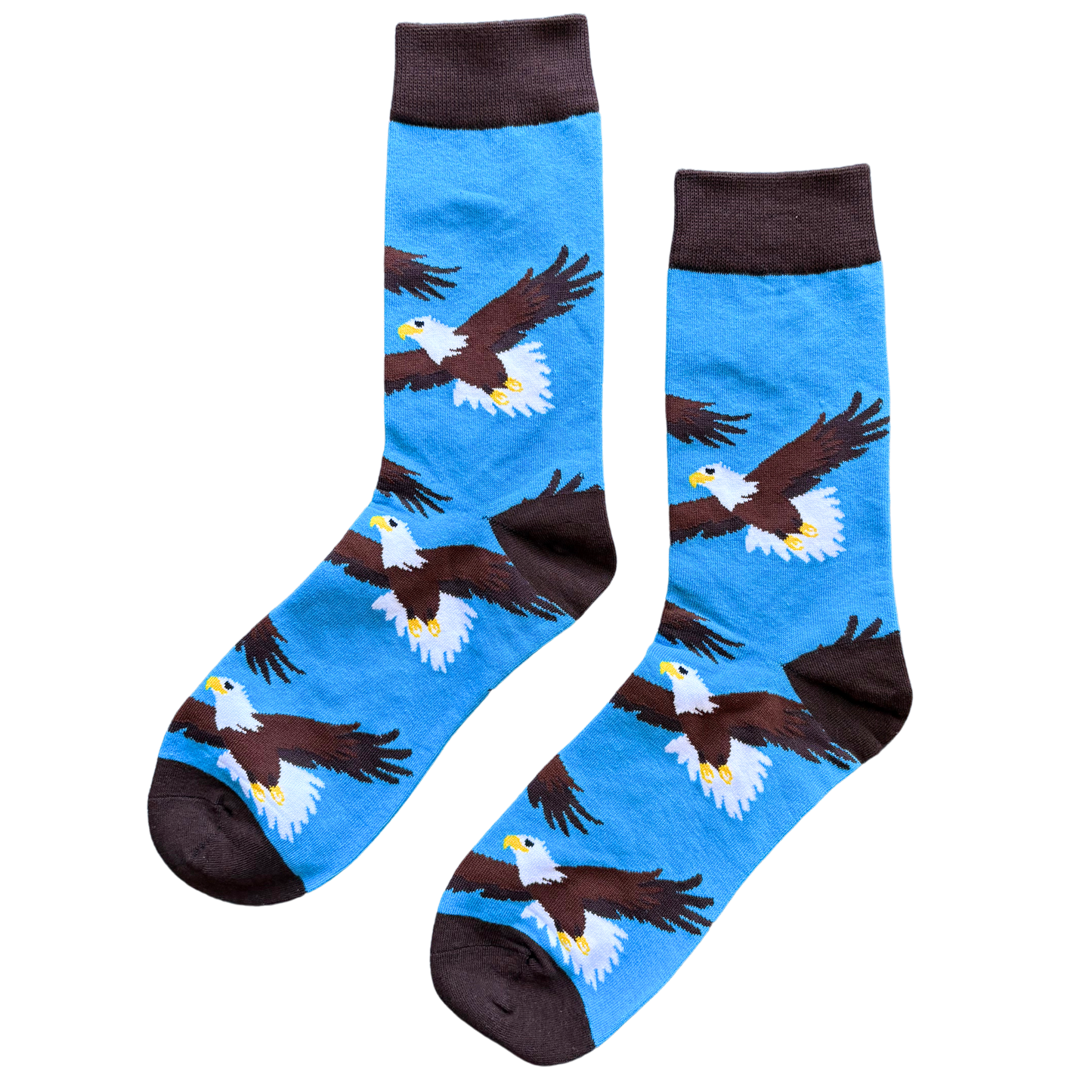 Sock-a-Roo Socks (Adult Size) - Bald Eagle