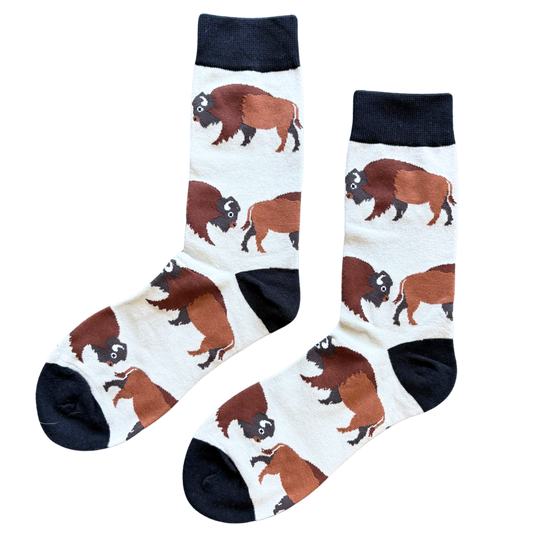 Sock-a-Roo Socks (Adult Size) - Bison