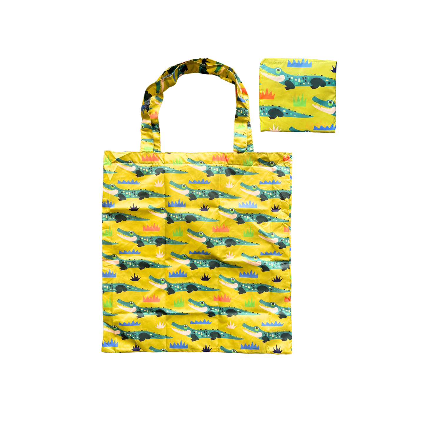 Pete Cromer Reusable Fold Up Shopping Bag - Alligator