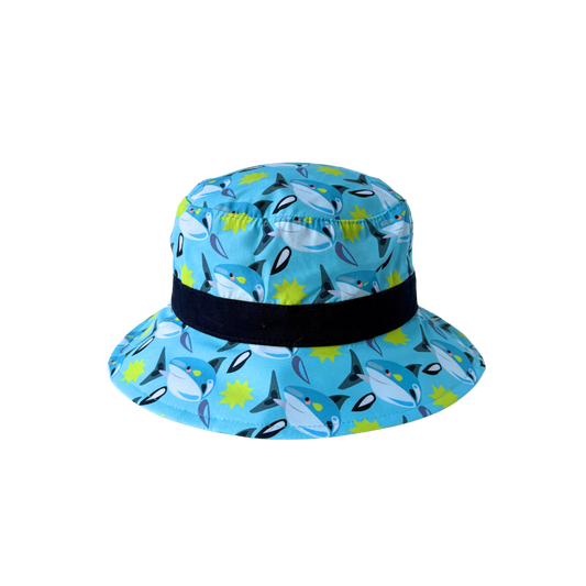 Pete Cromer Kid's Bucket Hat - Shark