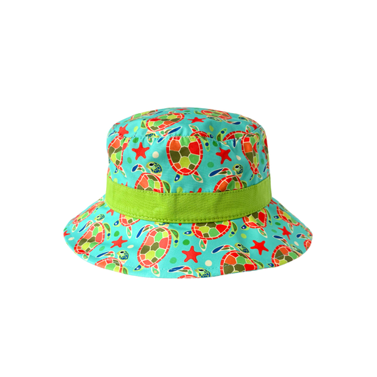 Pete Cromer Kid's Bucket Hat - Turtle