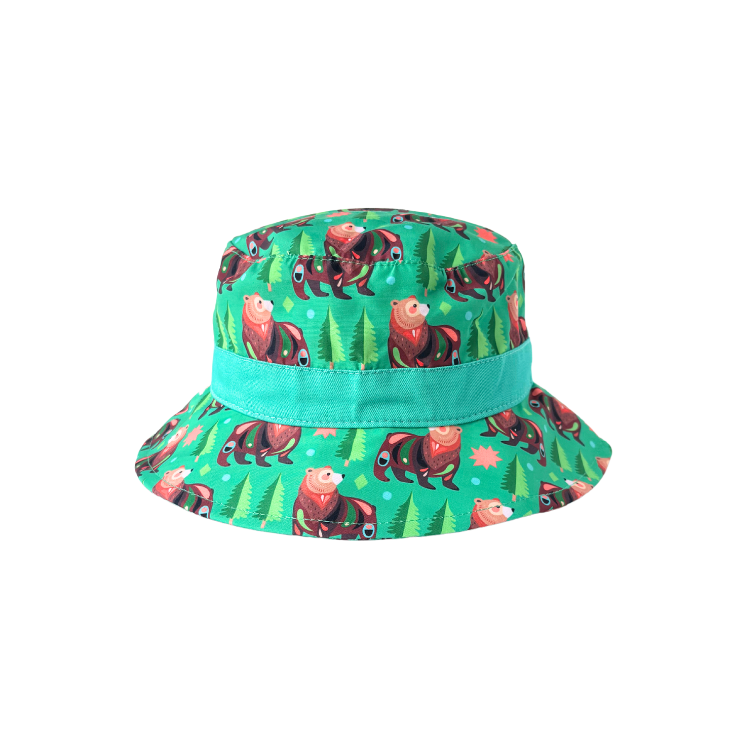 Pete Cromer Kid's Bucket Hat - Brown Bear