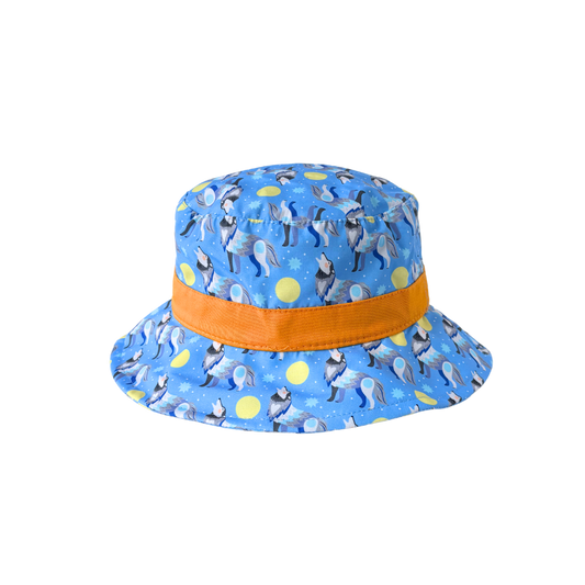 Pete Cromer Kid's Bucket Hat - Wolf