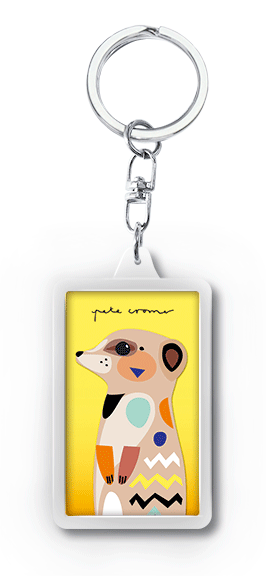 Pete Cromer 3D Keychain - Meerkat