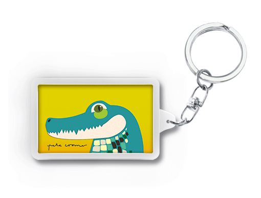 Pete Cromer 3D Keychain - Alligator