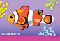 Pete Cromer 3D Postcard - Clown Fish