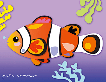 Pete Cromer 3D Magnet - Clown Fish